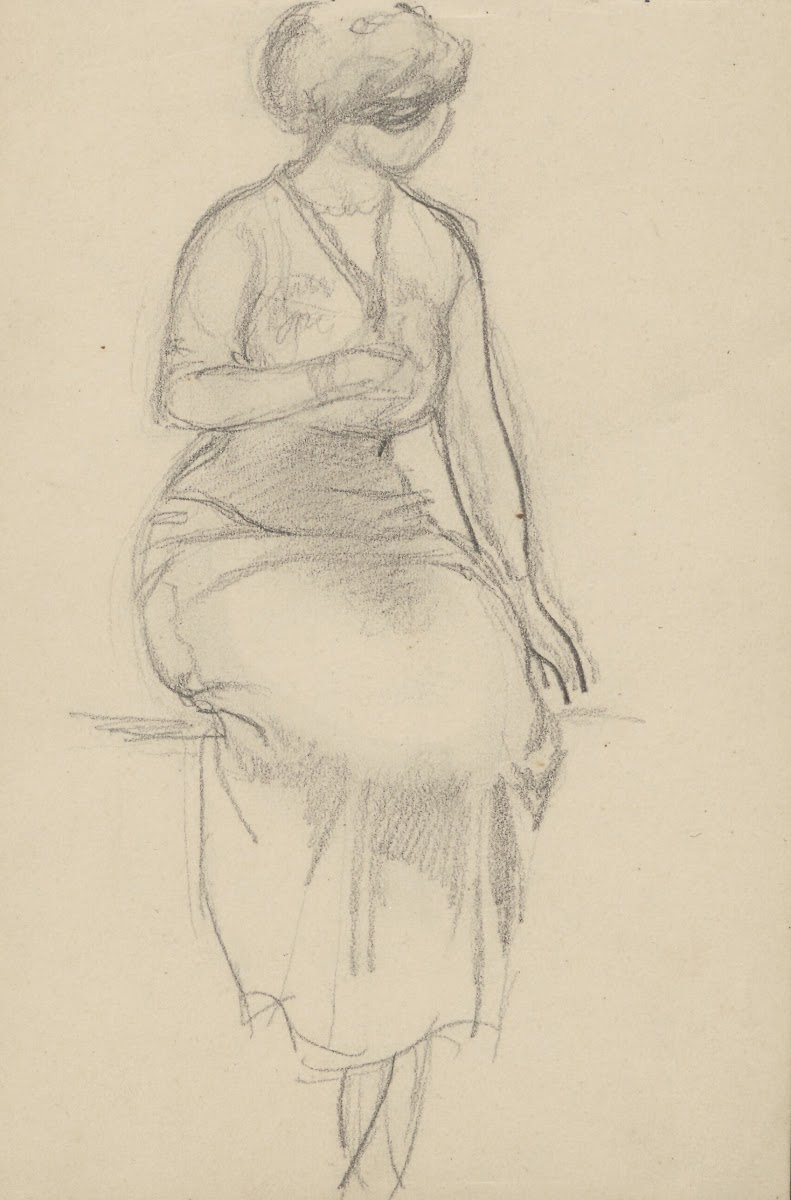 Marie Emilie Andersen sitting with her hand in front of her 1895 1928