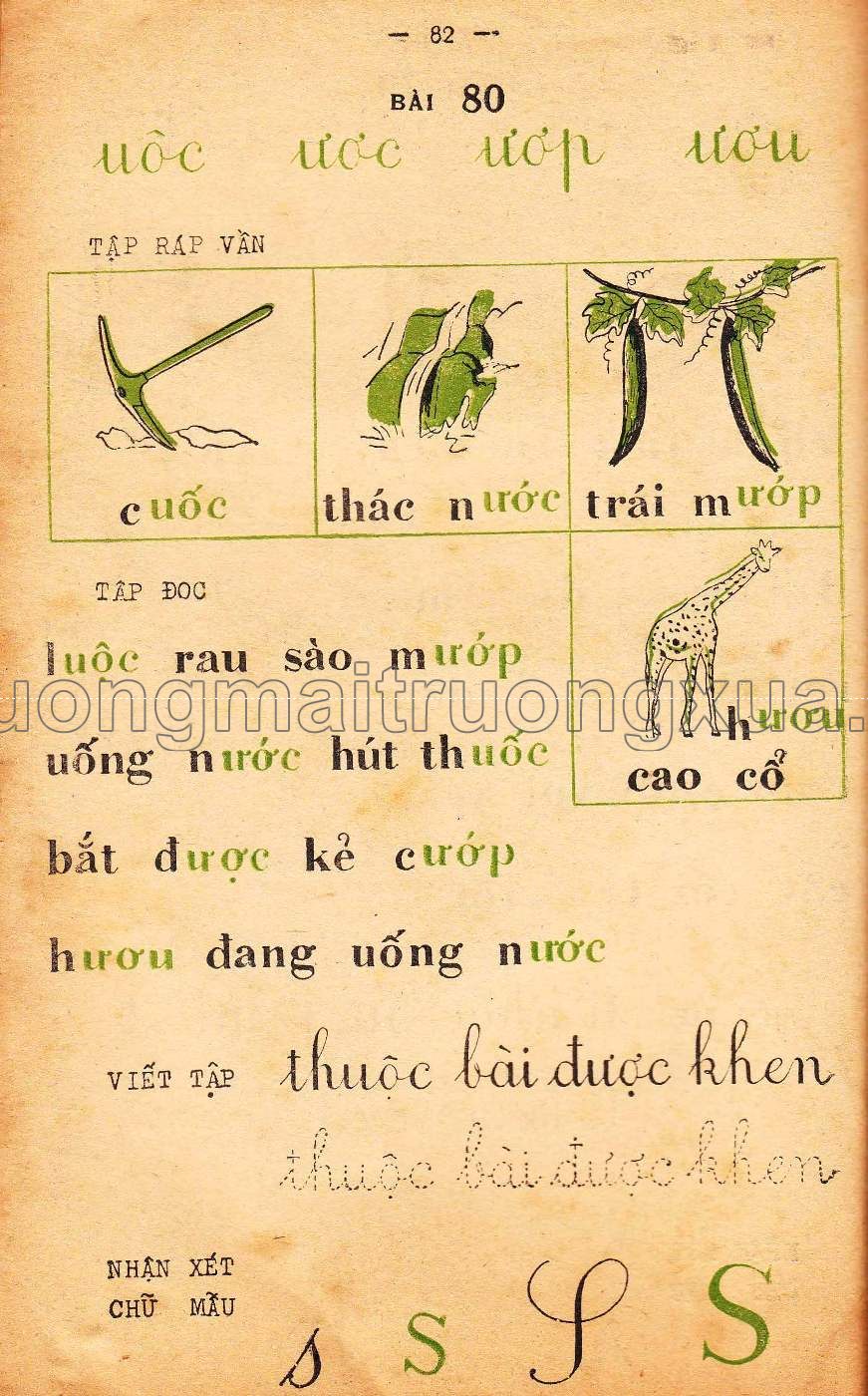 Vần Việt ngữ vỡ lòng (1968) - Trang 81