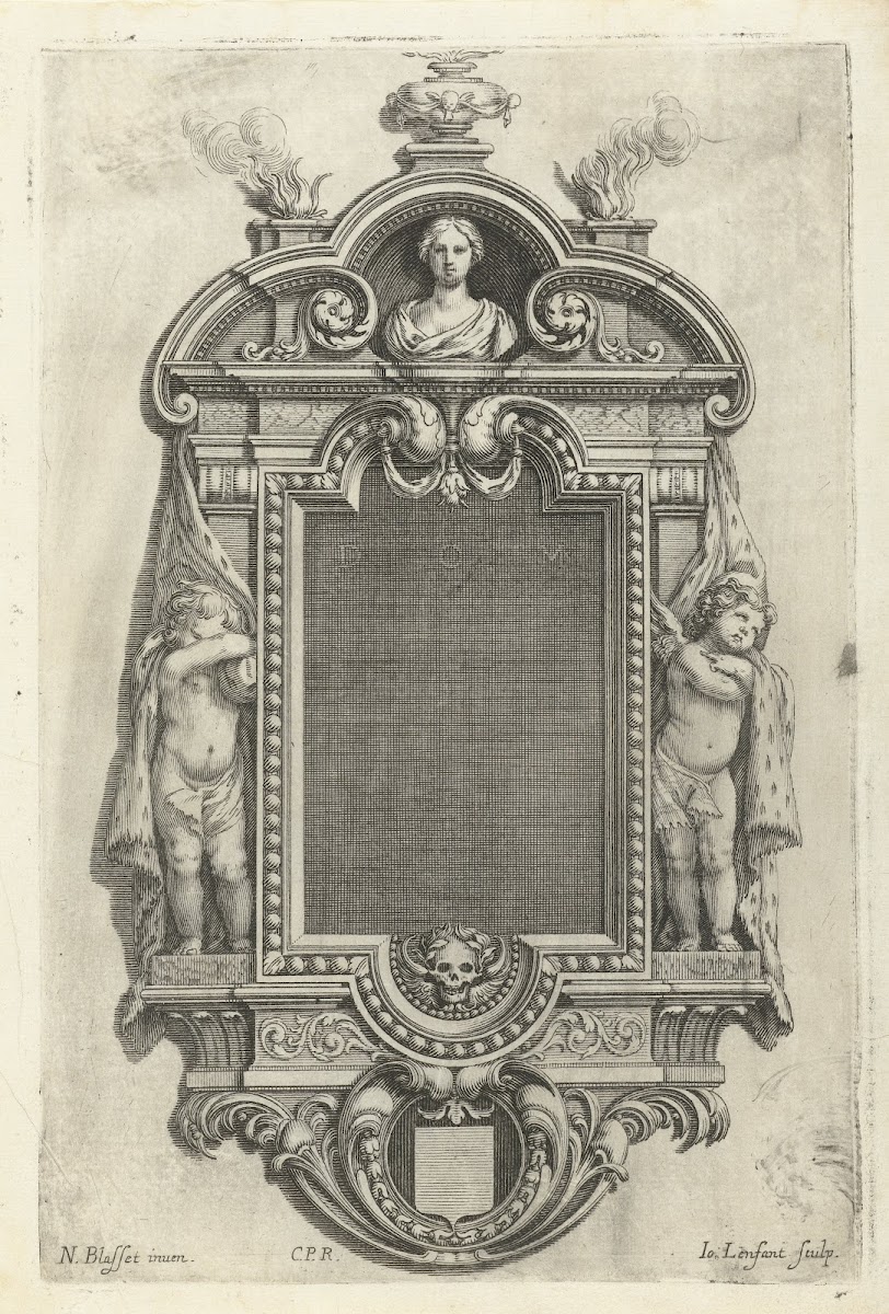 Epitaph with bust of young woman 1625 1641