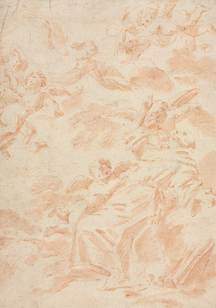 The Stigmatization of Saint Francis first third 1700s