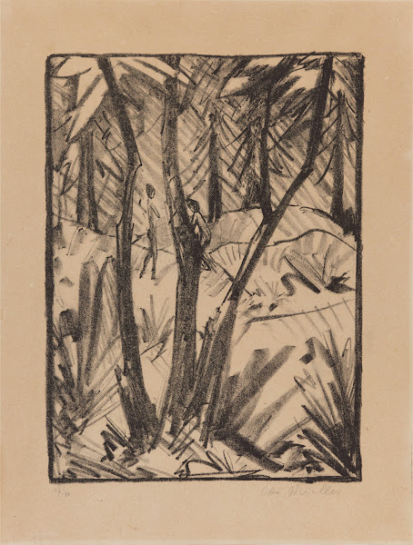 Waldlandschaft mit kleinen Figuren 2 1919