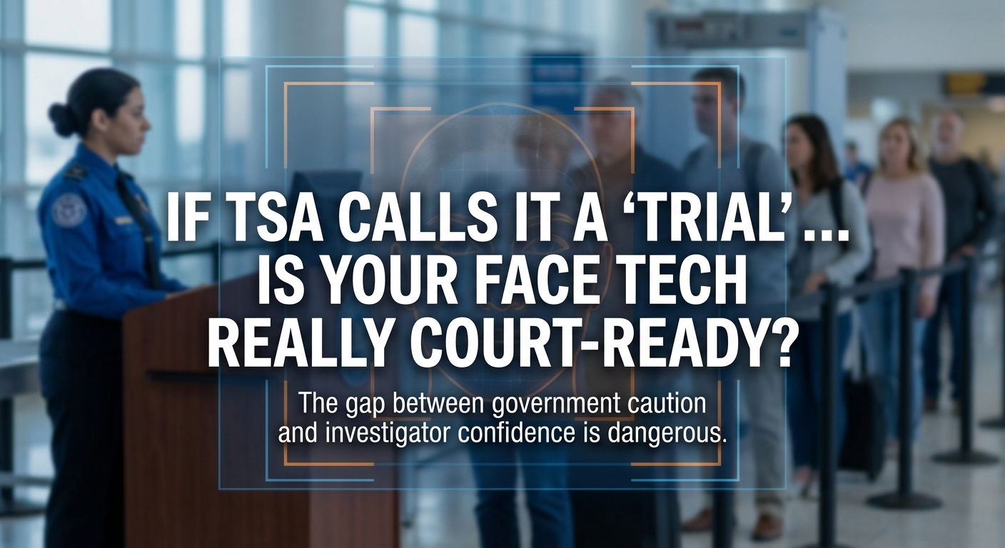 If TSA Calls It a Trial, Is Your Face Tech Court-Ready?