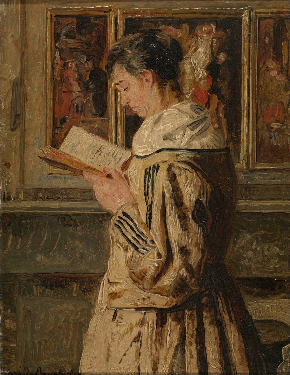 Woman Reading 1881 1885