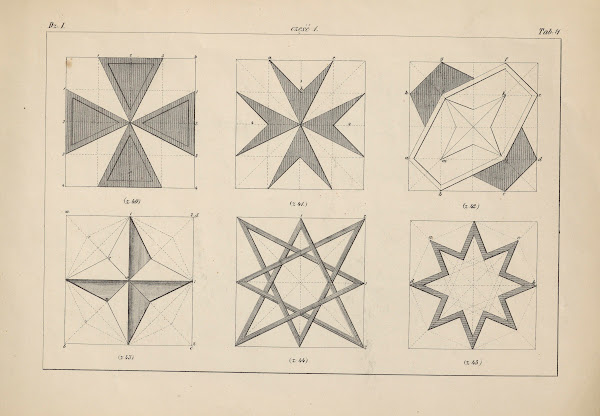 Wzory i nauka rysunku Patterns and drawing lessons Vol2 Pl12 1872