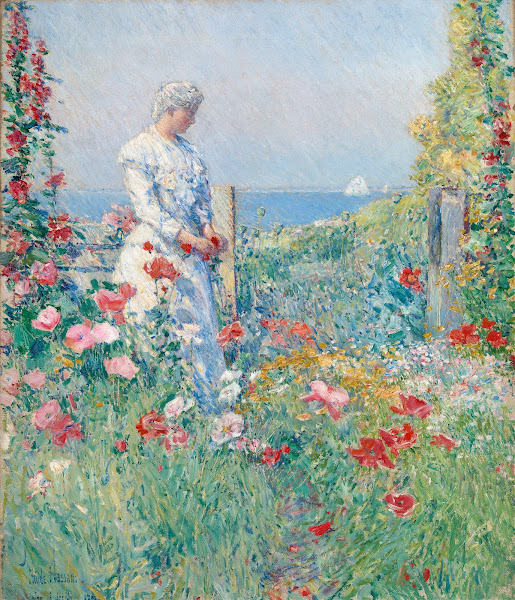 In the Garden Celia Thaxter in Her Garden 1892