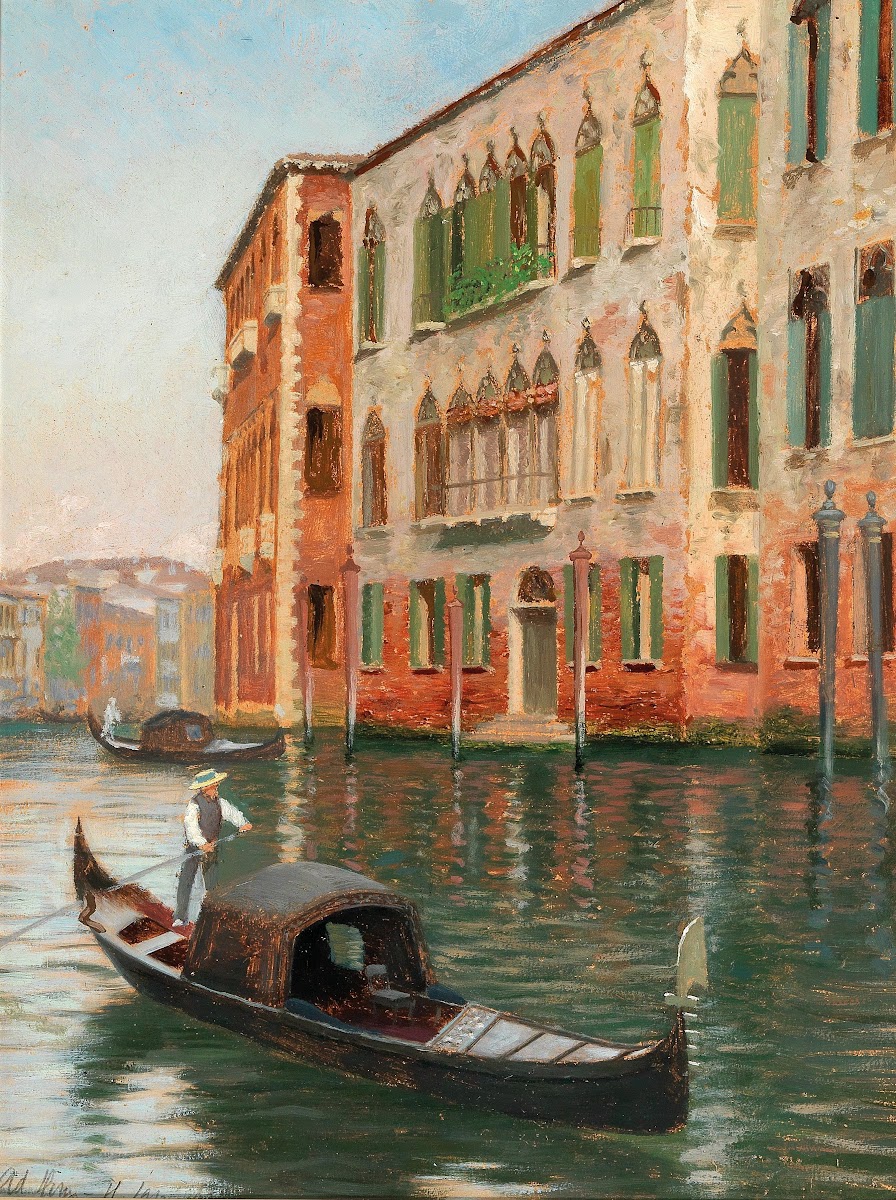 Venice A Scene on a Canal 1912