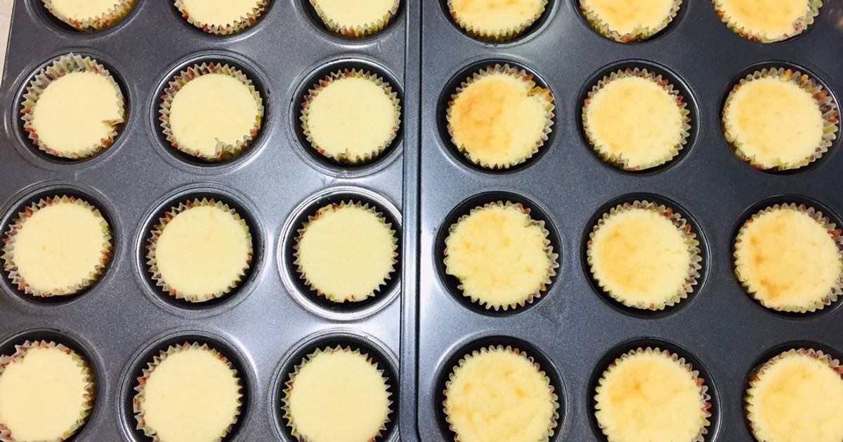 Bánh bông lan phô mai Nhật Bản (Japanese chiffon cheese cupcakes)