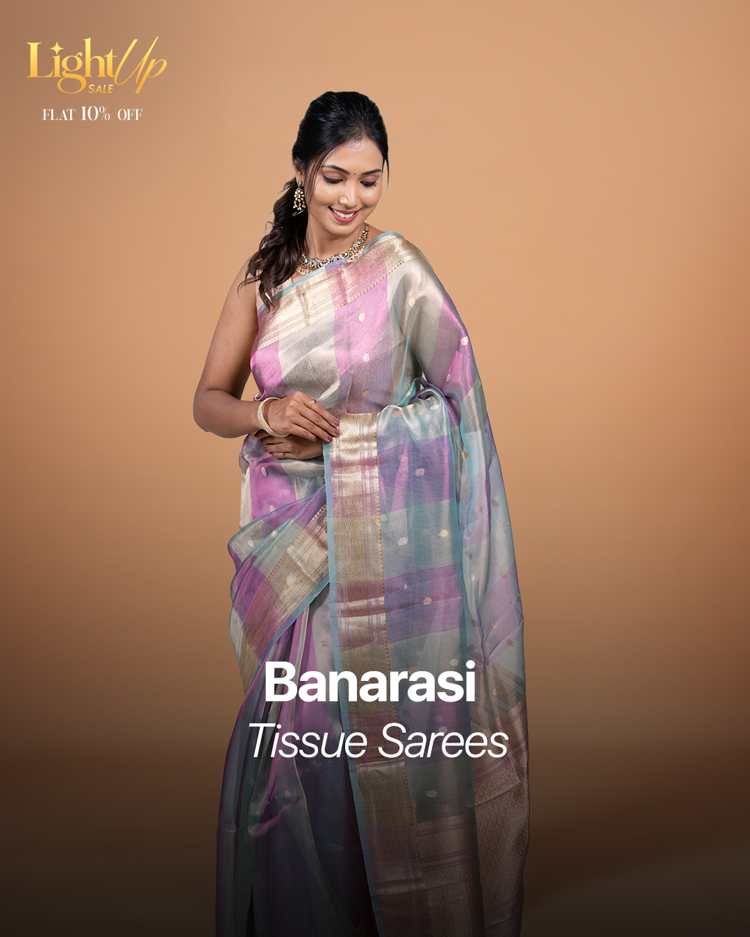 Pure Banarasi Tissue Silks