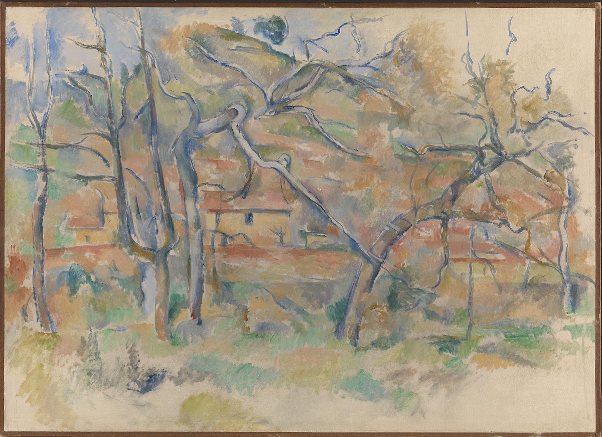 Trees and house Provence Ca 1885