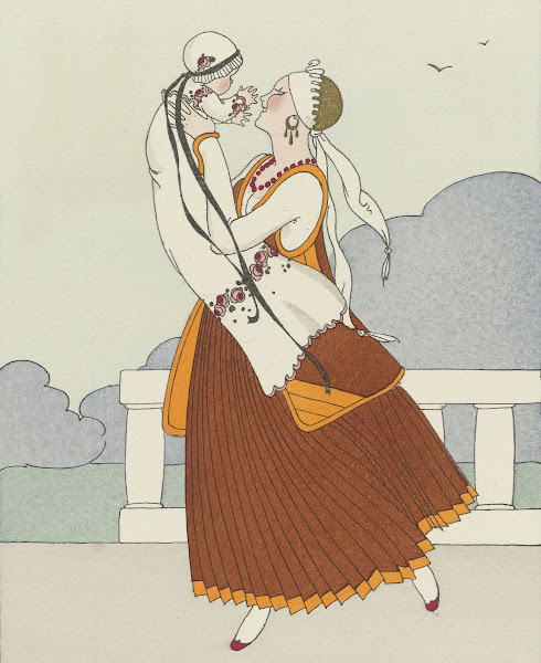 La tendre nourrice  Costume dalmate 1914