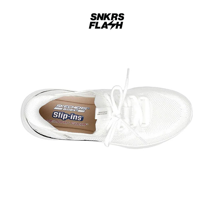 SKECHERS BOBS B LOVE TRUE DELIGHT SLIPINS WHITE - Size 40