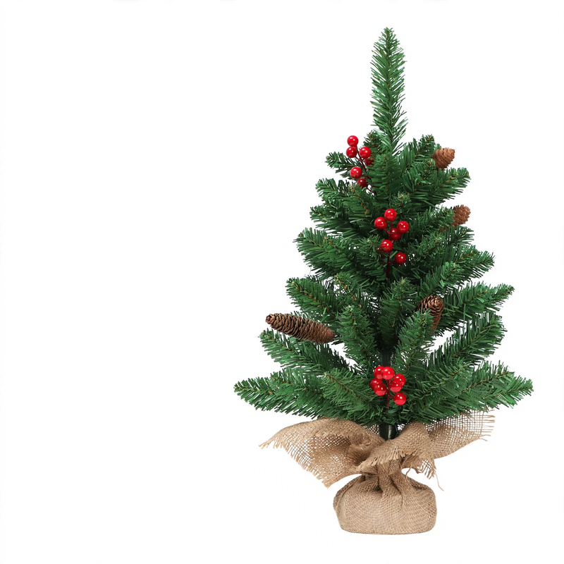 Mini Christmas Tree with Pine Cones, 60 cm