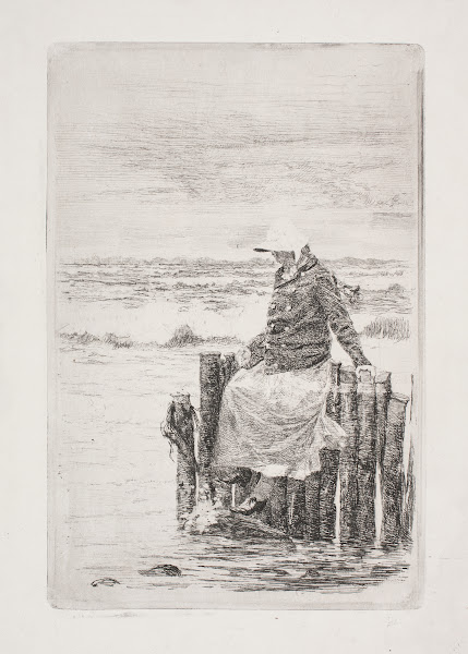 Pigen ved bolværket 1885