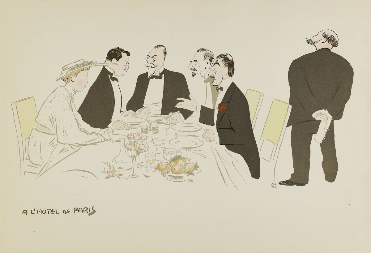 A lHôtel de Paris 1909