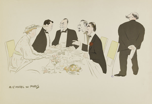 A lHôtel de Paris 1909