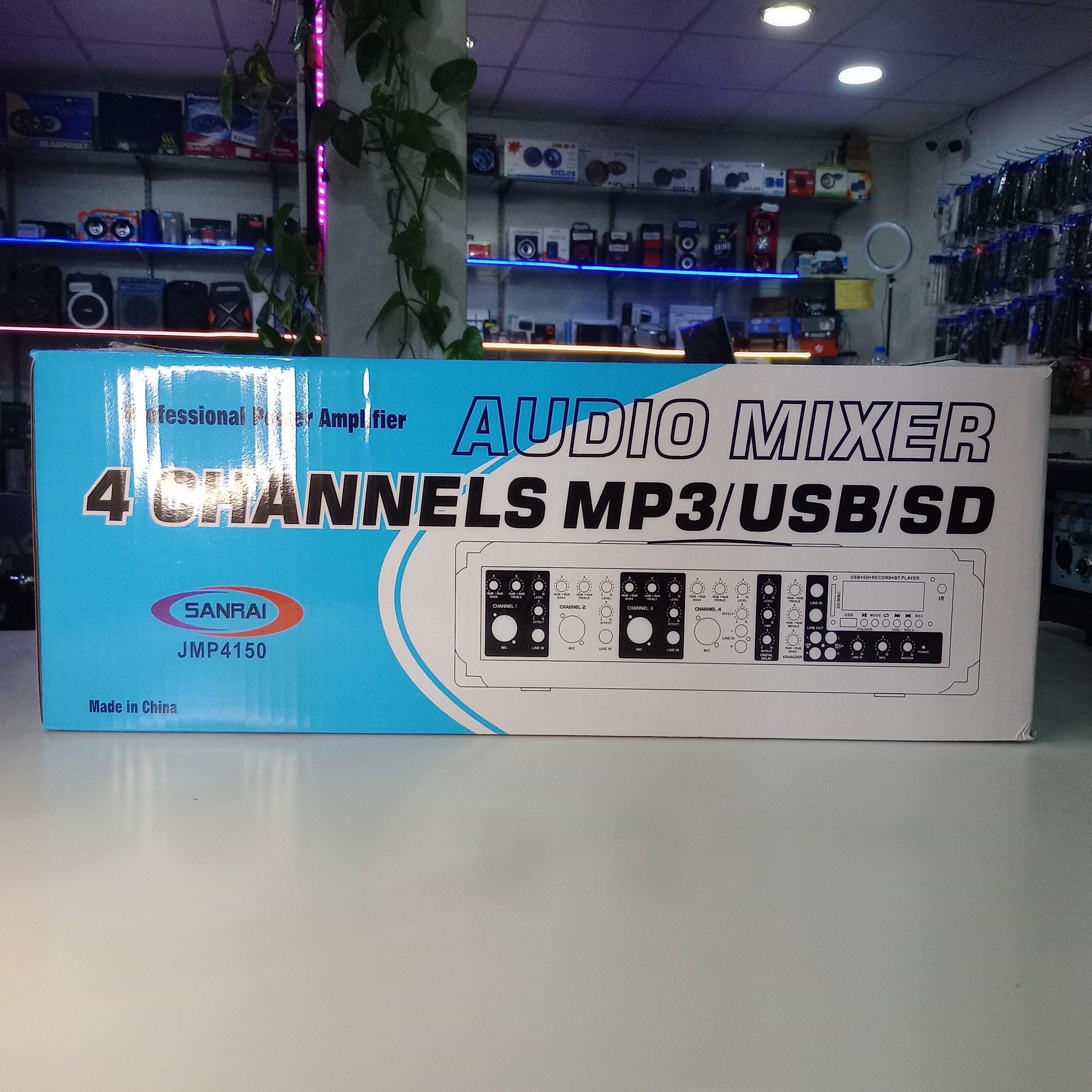 Amplificador Sanrai JMP4150 4 Canales 2