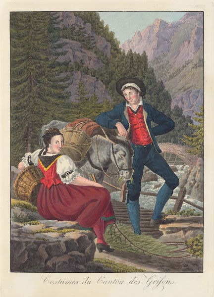 Costumes du Canton des Grisons 1808