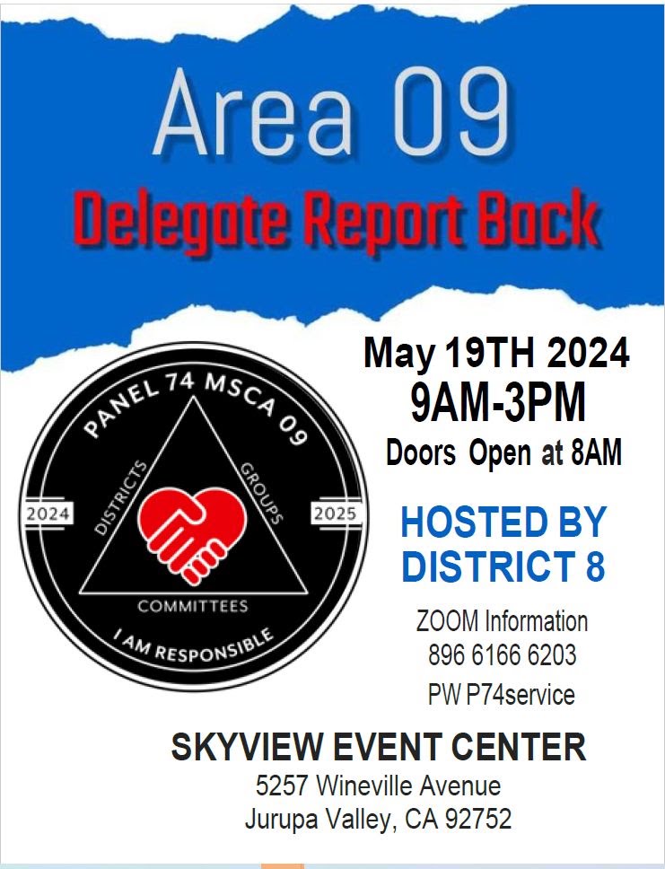 Volante: Delegate Report Back to Area 09 (2)
