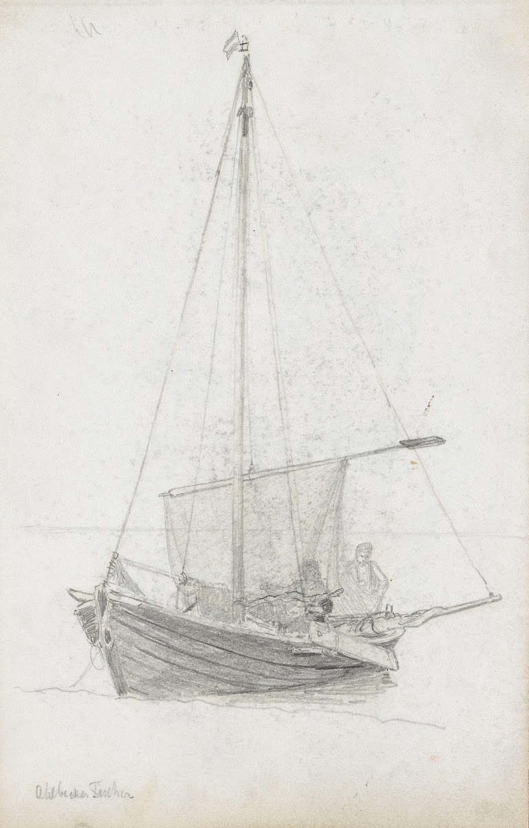 Fiskebåt fra Ahlbeck 1881