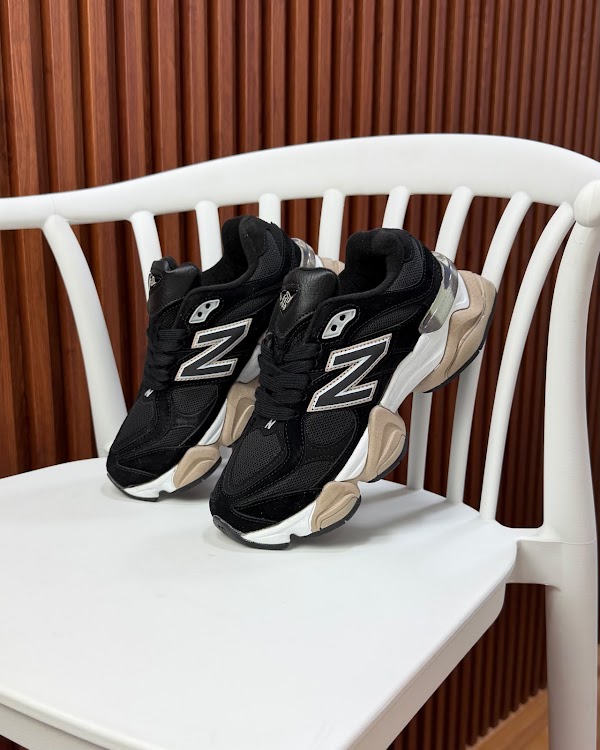 New Balance 9060 Negro Blanco Beige