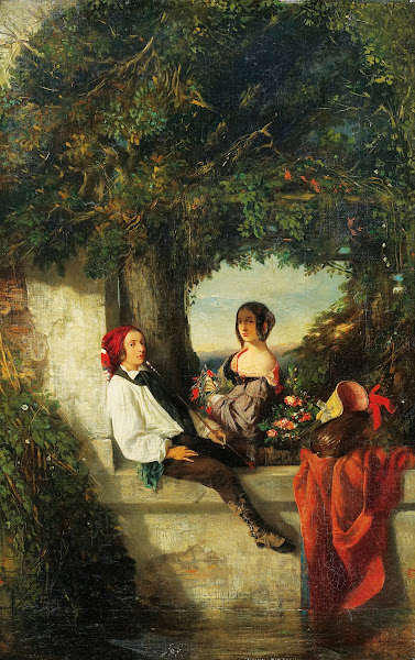 Conversation sous un arbre 1840
