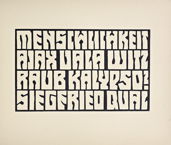 Beispiele kunstlerischer Schrift Pl088 1900
