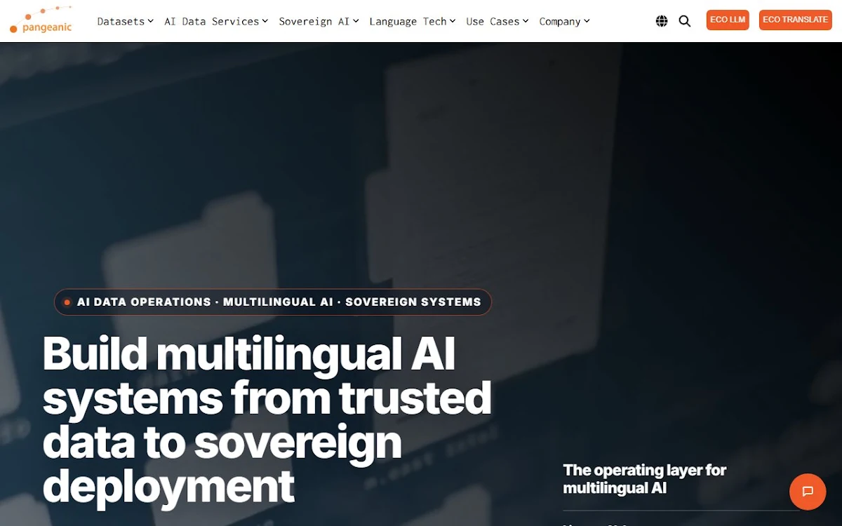 Captura de pangeanic.com