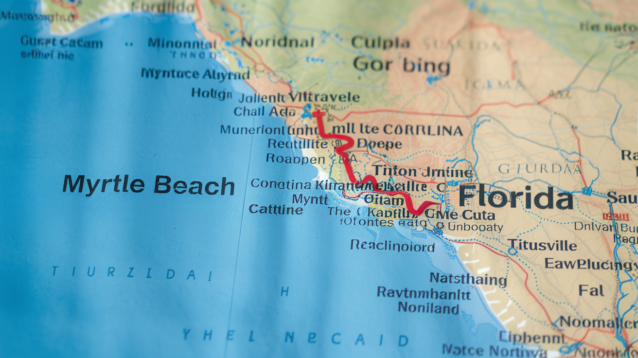 Distance and Travel Tips: Myrtle Beach from Titusville, FL