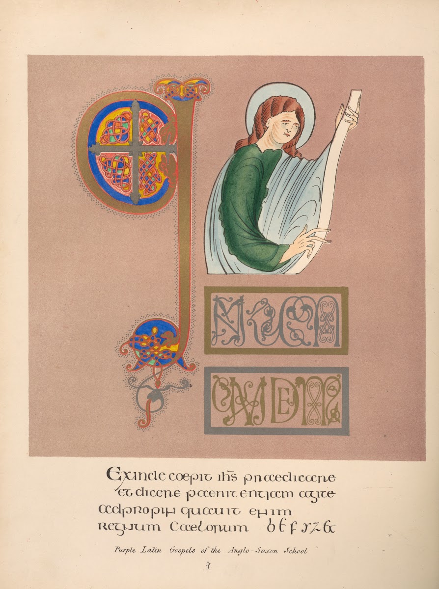 Purple Latin Gospels of the Anglo Saxon School 1845