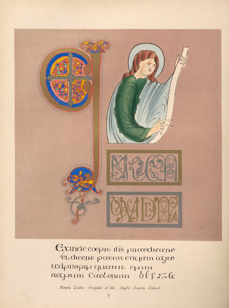 Purple Latin Gospels of the Anglo Saxon School 1845