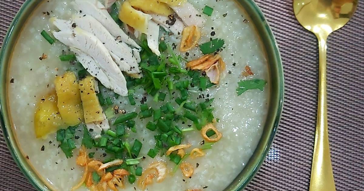 Cháo gà dọn tủ lạnh