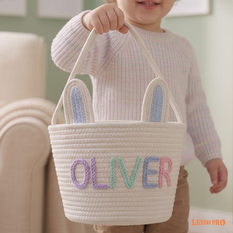 Rabbit Ear Hand Basket