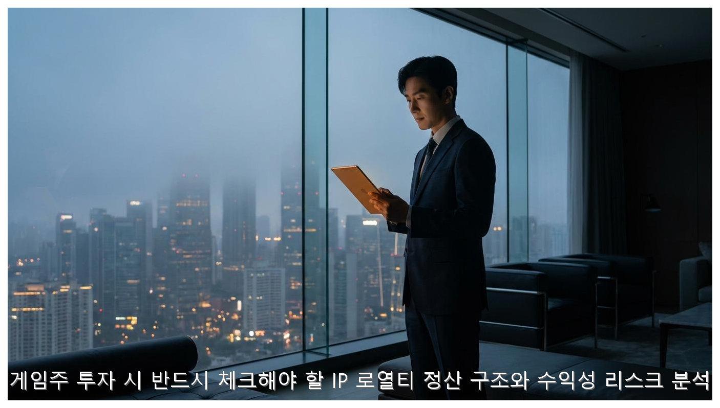 게임주 투자 시 반드시 체크해야 할 IP 로열티 정산 구조와 수익성 리스크 분석 핵심 안내 및 분석 인포그래픽 (5)