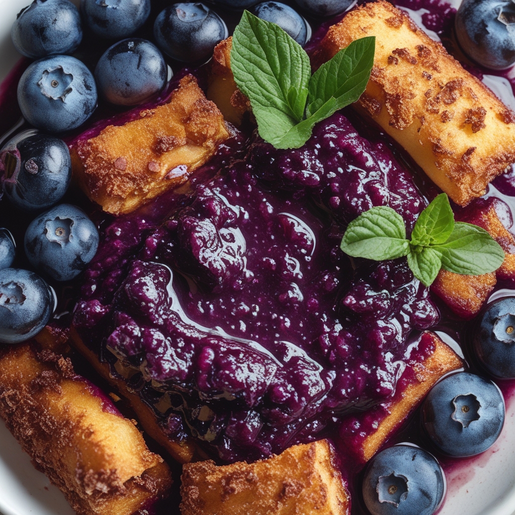 Blueberry Chia Jam - Easy Homemade No-Cook Jam Recipe finished