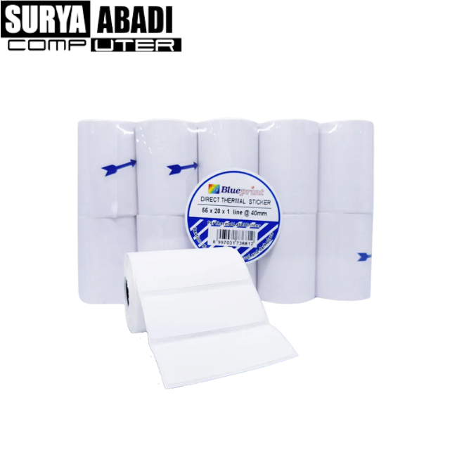 KERTAS LABEL STIKER 55 X 20MM