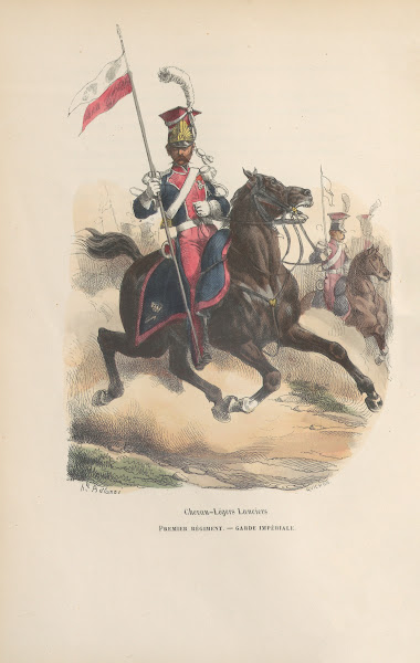Chevau Légers Lanciers Premier regiment  Garde Impériale 1844