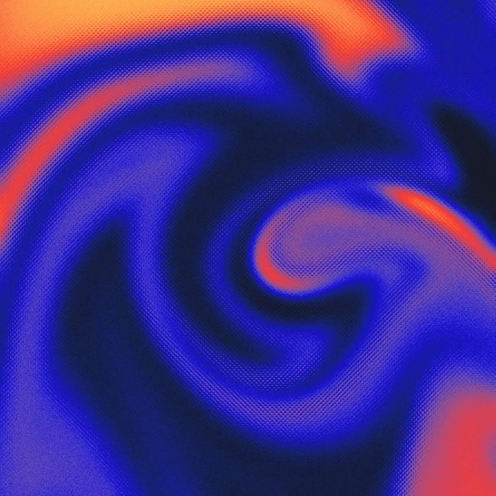 Download Vibrant Blue And Orange Swirls Full HD iPhone