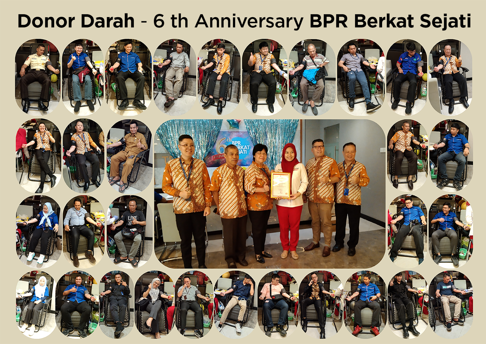 Donor Darah HUT ke-6 BPR Berkat Sejati