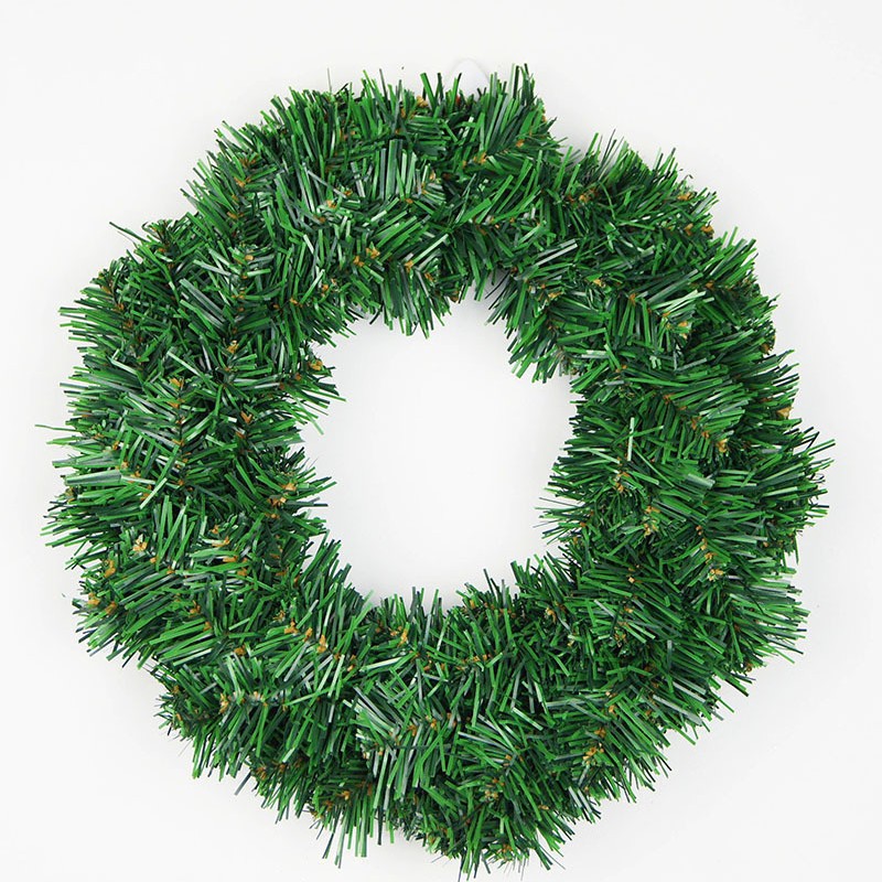 Classic Christmas wreath made of PVC, various sizes