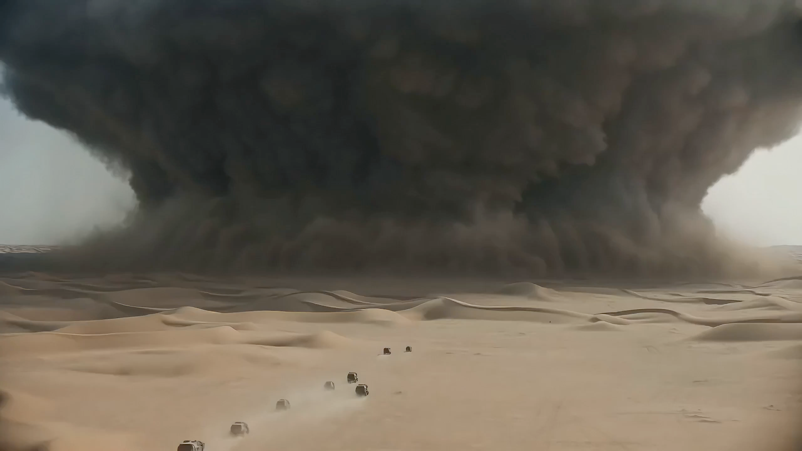 Escena épica de tormenta de arena en el desierto (IMAX)