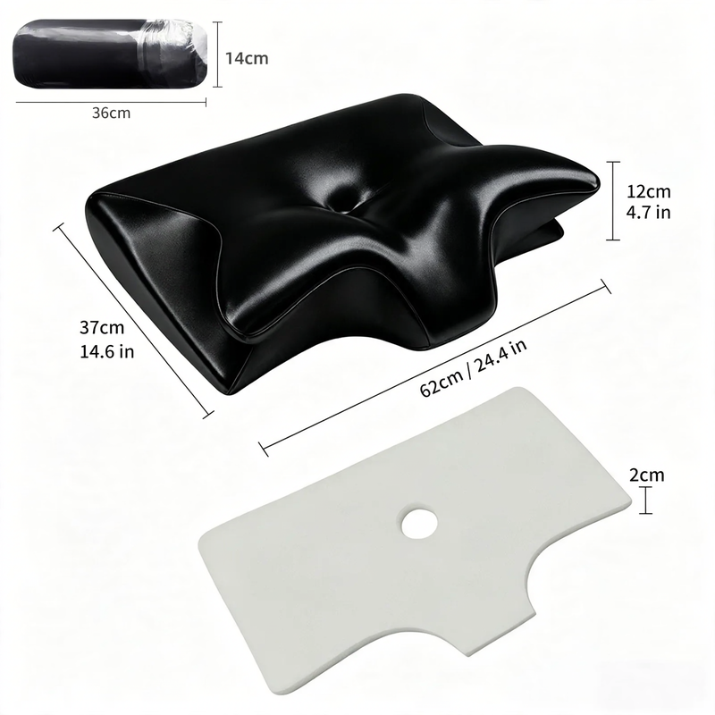 Butterfly-shaped memory foam pillow ice silk