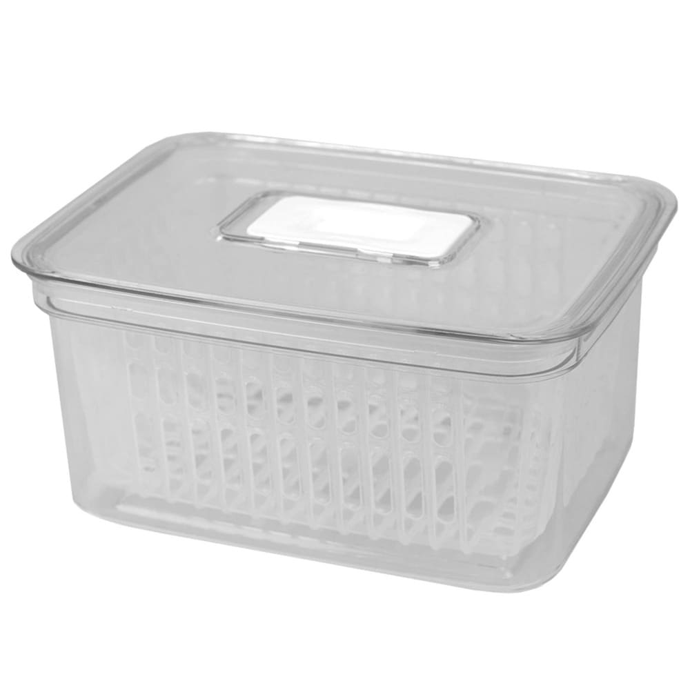 Contenedor de alimentos de plástico Kennedy Home Collection® de 1.6 L con canastilla
