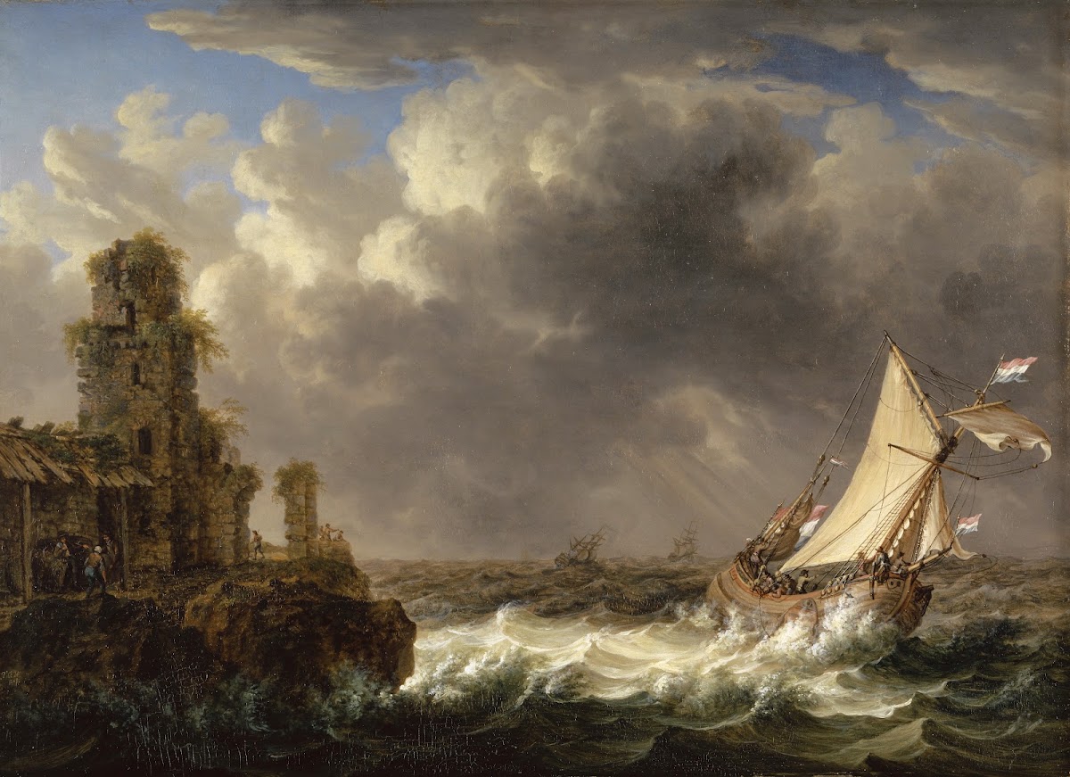 Seashore with Rough Waters