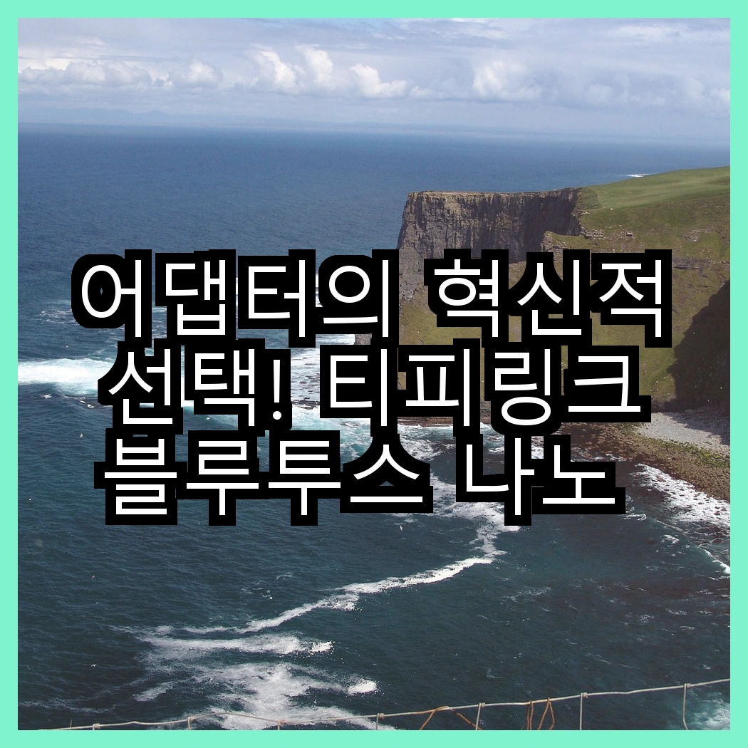 어댑터의 혁신적 선택! 티피링크 블루투스 나노 USB vs Apple 20W USB-C 전원 어댑터, 당신에게 맞는 것은? 썸네일