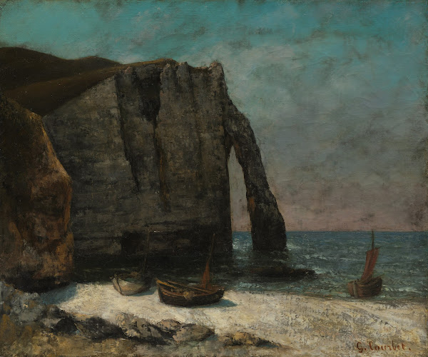 The Cliff at Étretat after 1872
