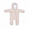 Дитячий комбінезон демісезон Twins Soul плащівка/фліс 12-18 міс бежевий