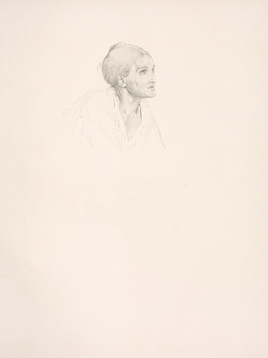 Ètude de vieille femme 19th century