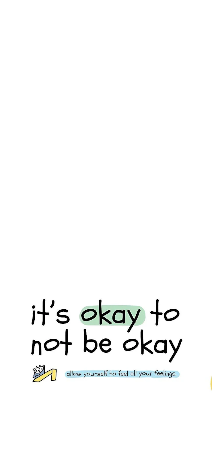 It's Okay To Not Be Okay - Minimalist Graphic iPhone Wallpaper (946x2048)