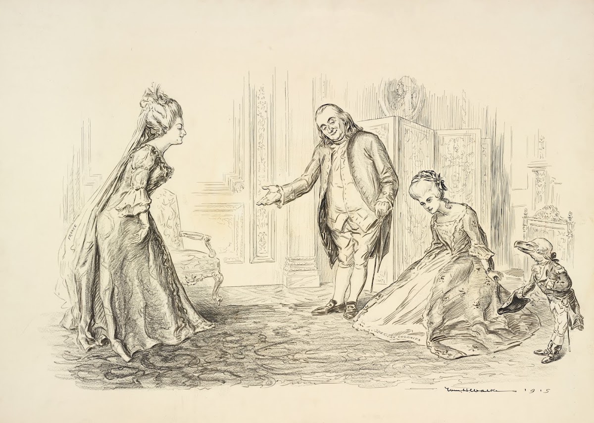 The debutante We are presented to France 1915