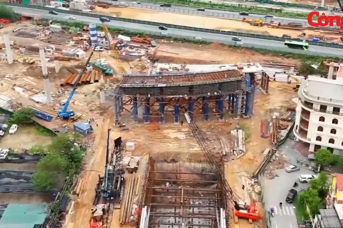 Dự án nút giao vành đai 3,5 - Đại lộ Thăng Long dần thành hình - Chuyên Trang Doanh nhân &amp; Công lý - Báo Công Lý